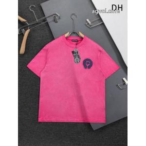 2026ファッション 雑誌掲載 夏に絶対使える限定的偽物 ブランドCHROME HEARTS半袖Tシャツ
