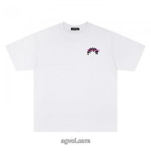 偽物 ブランド半袖TシャツCHROME HEARTSストリート系 やっぱり欲しい即発送 2026最新入荷