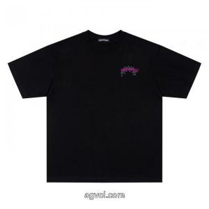 偽物 ブランド半袖TシャツCHROME HEARTSストリート系 やっぱり欲しい即発送 2026最新入荷