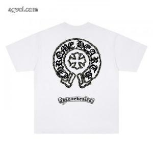 コピー 商品 通販期間限定SALE 2026流行り シンプルなデザインクロムハーツ半袖Tシャツ