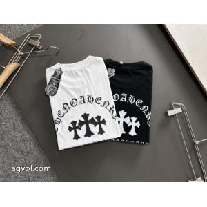 新しい斬新なスタイル 大特価新作限定 カラー豊富スーパー コピー 通販 優良CHROME HEARTS半袖Tシャツ