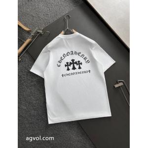 新しい斬新なスタイル 大特価新作限定 カラー豊富スーパー コピー 通販 優良CHROME HEARTS半袖Tシャツ