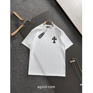 新しい斬新なスタイル 大特価新作限定 カラー豊富スーパー コピー 通販 優良CHROME HEARTS半袖Tシャツ