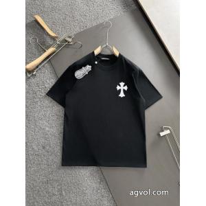 新しい斬新なスタイル 大特価新作限定 カラー豊富スーパー コピー 通販 優良CHROME HEARTS半袖Tシャツ