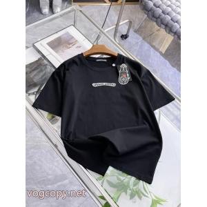 新作追加！ 品質保証最新作 使えて可愛いデザイン激安 通販 専門店半袖TシャツCHROME HEARTS