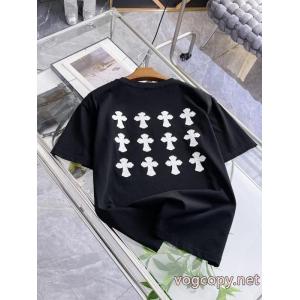 新作追加！ 品質保証最新作 使えて可愛いデザイン激安 通販 専門店半袖TシャツCHROME HEARTS