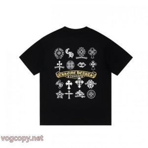 スーパー コピー海外セレブ愛用 普段使いに最適の大人スタイル 海外セレブ愛用半袖TシャツCHROME HEARTS
