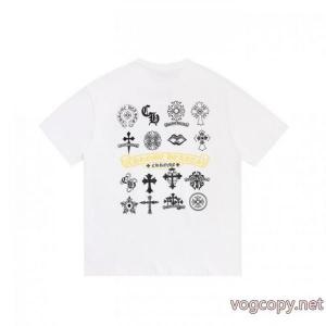 スーパー コピー海外セレブ愛用 普段使いに最適の大人スタイル 海外セレブ愛用半袖TシャツCHROME HEARTS
