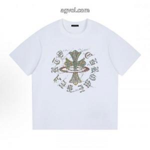 ブランド コピー半袖TシャツCHROME HEARTS高級感UP 大人気商品 高品質な商品
