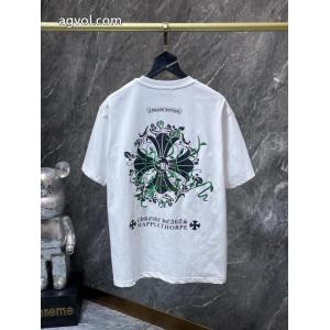 スタイリッシュ 最安値が実現 素材感に注目ブランド 品 激安 通販CHROME HEARTS半袖Tシャツ