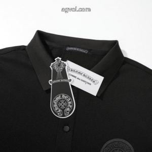 CHROME HEARTS新作入荷260%新品 国内未入荷 精製加工偽 ブランド 販売半袖poloTシャツ