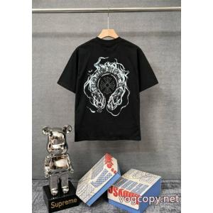 半袖Tシャツスタイリッシュ 夏に爆発的な人気 格好いいCHROME HEARTS激安 ブランド
