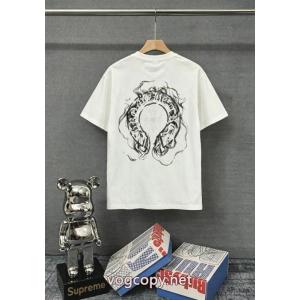 半袖Tシャツスタイリッシュ 夏に爆発的な人気 格好いいCHROME HEARTS激安 ブランド