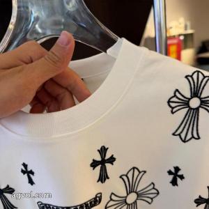半袖TシャツCHROME HEARTSブランド コピー 販売透け感の持つ涼しげな印象 海外大人気アイテム 男女共用