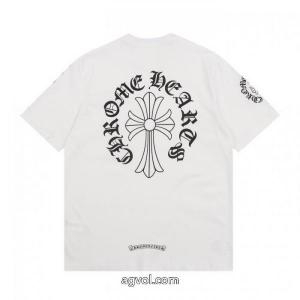半袖Tシャツ偽物 ブランドロゴがかっこいい 個性派 今年注目な新品セールCHROME HEARTS