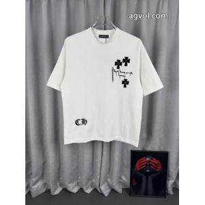 ブランド コピー 優良国内即納関税なし 超高機能 HOT新作登場半袖TシャツCHROME HEARTS