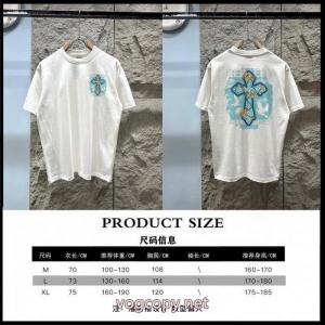 ブランド コピー 安心CHROME HEARTS半袖Tシャツ今流行 王道コンビ 個性的なデザイン
