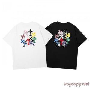 2026年夏の王道ブランド！ 海外限定アイテム 着心地抜群CHROME HEARTS半袖Tシャツスーパー コピー 安心