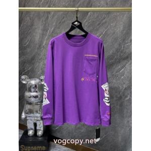 長袖Tシャツスーパー コピー 通販 優良素敵  流行フォルム 2026の定番アイテムCHROME HEARTS