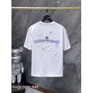 安定した質感 ポップ 2026人気新色が登場半袖TシャツCHROME HEARTSスーパー コピー メンズ