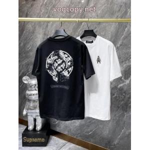 ポップ 先行入荷 国内即納偽 ブランド 販売CHROME HEARTS半袖Tシャツ