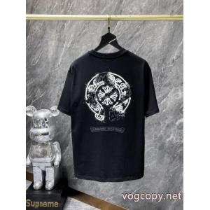 ポップ 先行入荷 国内即納偽 ブランド 販売CHROME HEARTS半袖Tシャツ