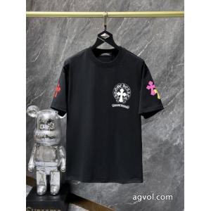 スーパー コピー 通販大人っぼい お買い得新作 高級感あるCHROME HEARTS半袖Tシャツ