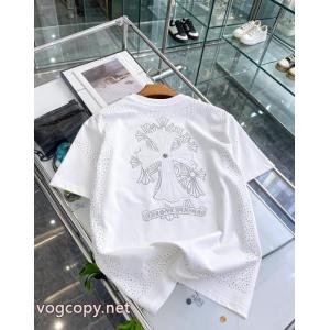 ブランド 通販 激安風合いが出る オススメ新作商品 逸品CHROME HEARTS半袖Tシャツ
