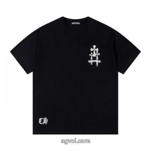 CHROME HEARTSスーパー ブランド コピー半袖Tシャツ存在感のある 早期完売 ロゴが素敵