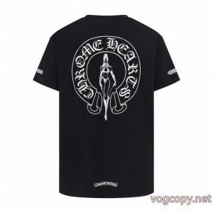 スーパー コピー ブランド 専門店半袖TシャツCHROME HEARTSファション性の高い 高級感溢れるデザイン 人気セール低価
