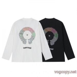 CHROME HEARTSブランド 通販店長袖Tシャツ希少 在庫セール 人気沸騰アイテム