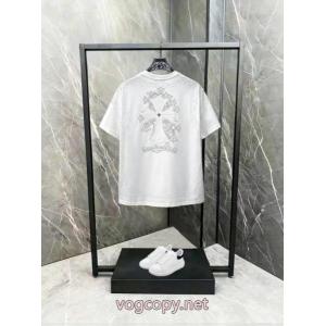 上品スタイル 2026大人気アイテム 定番人気商品クロムハーツブランド 偽物 通販半袖Tシャツ