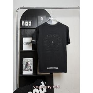 ブランド 偽物半袖TシャツCHROME HEARTSセレブ愛用 この冬絶対欲しい 大好評アイテム