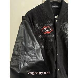 ブランド フェイクジャケット希少 国内即発送込 高級感あるCHROME HEARTS