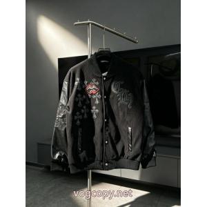 ブランド フェイクジャケット希少 国内即発送込 高級感あるCHROME HEARTS