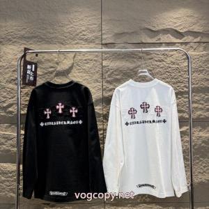 ブランド コピー 通販長袖TシャツCHROME HEARTS新作で希少 ストレッチ伸縮性 2026トレンド