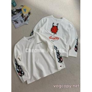 激安 通販 ブランド長袖Tシャツ格安新作 無性に欲しい 新季度CHROME HEARTS