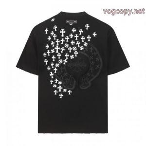 ブランド スーパー コピー魅惑 HOTお買い得 抜群な魅力的なアイテム半袖TシャツCHROME HEARTS