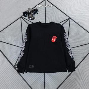 長袖TシャツCHROME HEARTSブランド コピー 販売スタイルUPして着こなす 肌触りのいい   魅力的