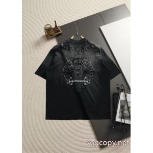 2026新作登場 先行入手 新作お洒落☆CHROME HEARTSコピー ブランド 優良半袖Tシャツ