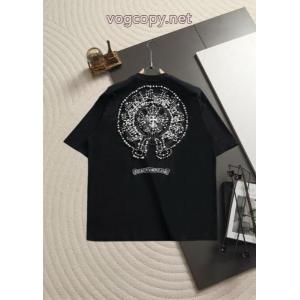 偽物 ブランド ショップCHROME HEARTSスタイルアップ上品 今すぐ欲しい 完売前に半袖Tシャツ