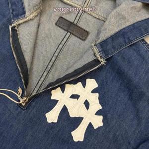 コート偽 ブランド 販売質感に満足 冬秋物先行発売  モード感の高いCHROME HEARTS
