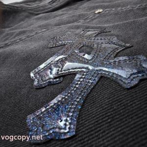 Chrome Hearts/クローハートウッドパンツ星空のレザージーンズ男女
