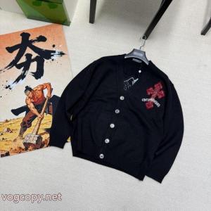 激安 通販 専門店2026新作セール 個性的なデザイン 新作人気クロムハーツニットコート