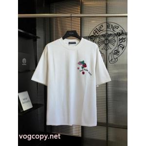 新価格で登場 視線を集めて SS26極上発売ブランド コピー ショップCHROME HEARTS半袖Tシャツ