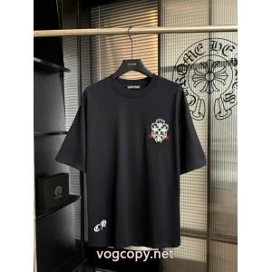 存在感絶大スタイル 26ss 2026最新作 海外発 注目を集める半袖TシャツCHROME HEARTS激安 ブランド 通販