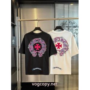 ブランド 品 コピー半袖TシャツCHROME HEARTS高級感漂う 超HOT新品商品 多色使いが魅力の