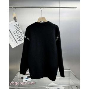 CHROME HEARTS/クロノハート26 SS新作ジャカードゆったりワイド版秋冬ニット長袖ヘッダーセーター