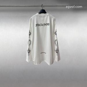  2026スーパーコピーCHROME HEARTS長袖Tシャツ好感度が高いアイテム 今季人気絶大 さわやかな印象