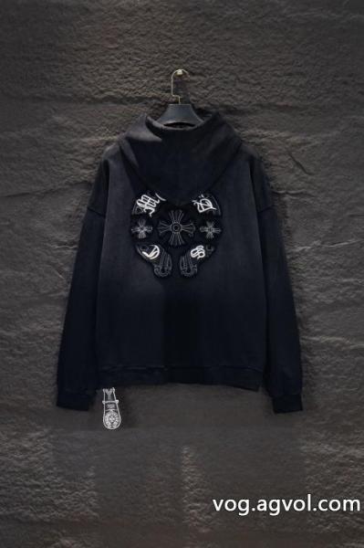 Chrome hearts旧新刺繍連帽衛衣を作パーカー 0 